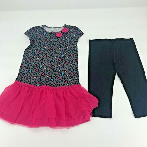 Jumping Beans girl tunic & leggings Sz 6 - Picture 1 of 8